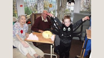 Halloween fun at Bridport care home